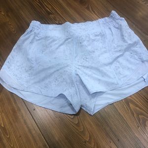 Lululemon size 14 running shorts with built in underwear lining